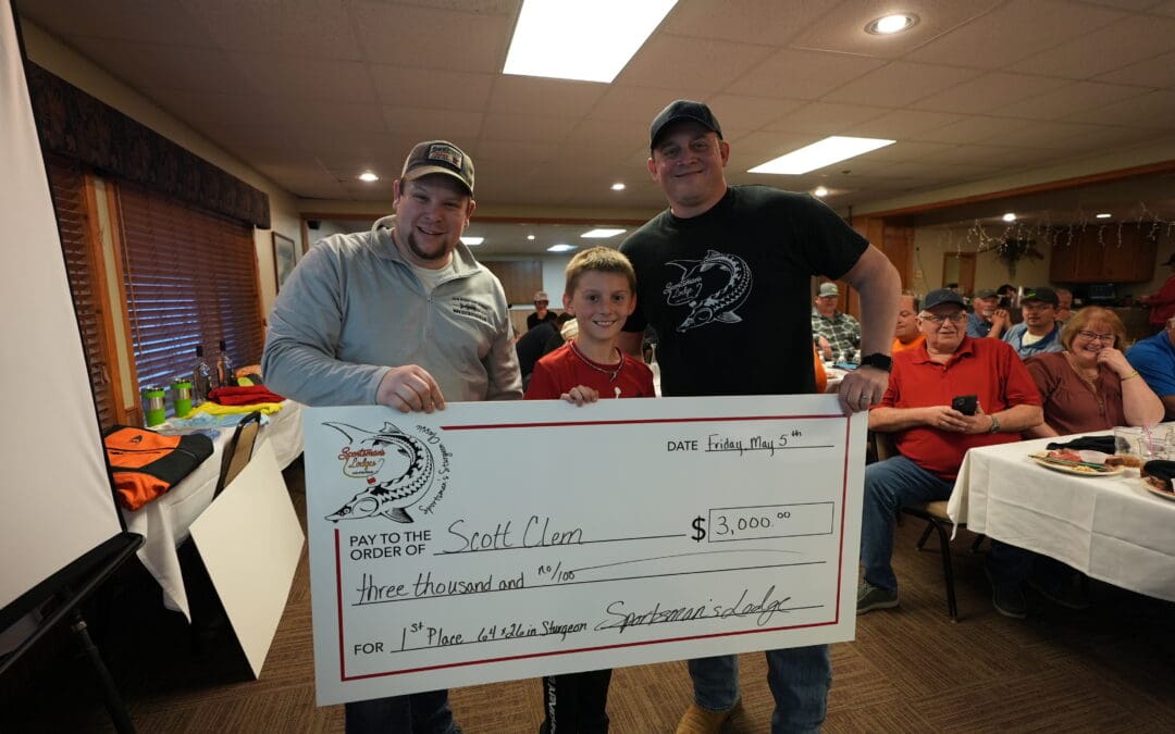 Sportsman’s Lodge Awards Big Cash and Prizes at 17th Annual Sturgeon Tournament